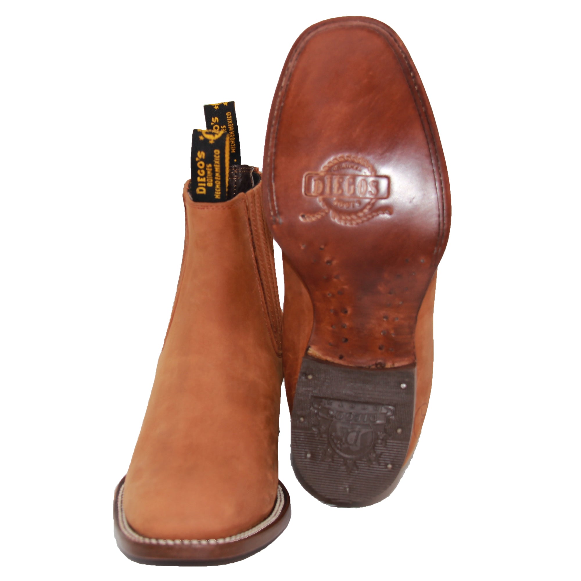 Men's Short Ankle Leather Boots