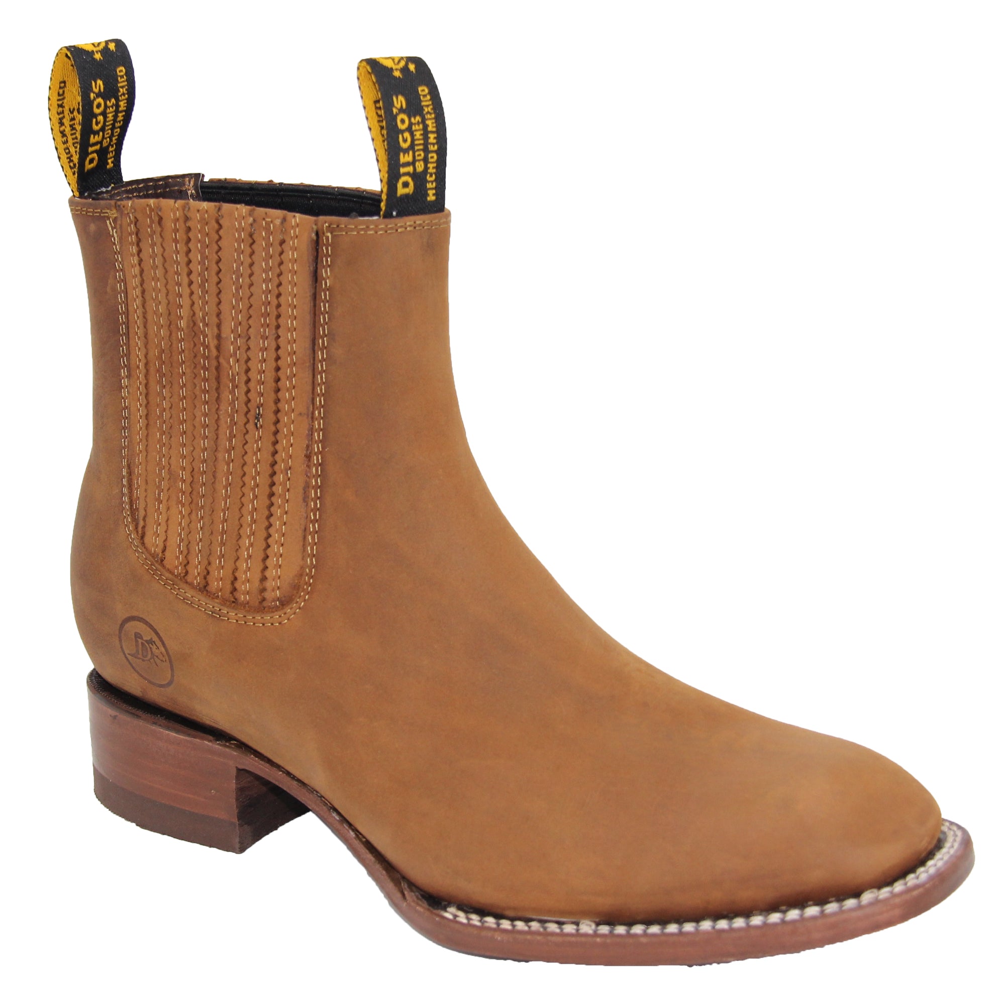 Men's Short Ankle Leather Boots