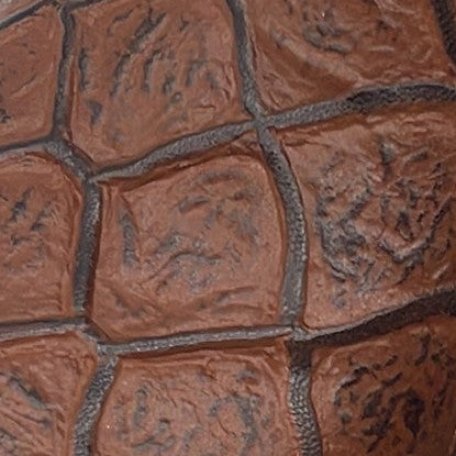 Men’s Leather Western Boot Pirarucu Fish Print Square Toe Mid-Calf