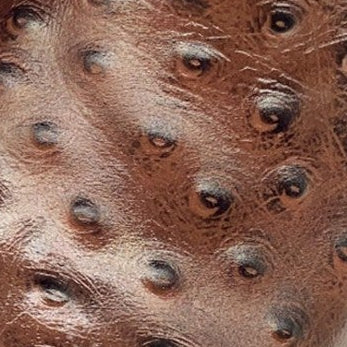 Men’s Leather Cowboy Boot Square Toe Embossed Ostrich Print Western Boot