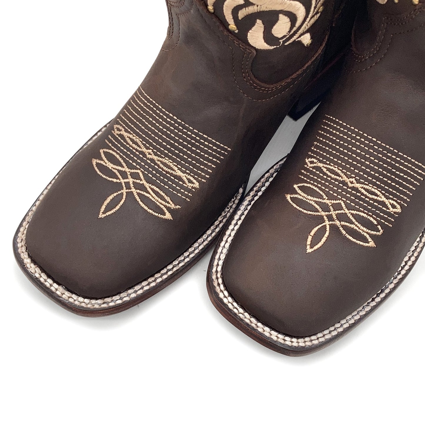 Women's Western Cowboy Boot Square Toe Mid Calf