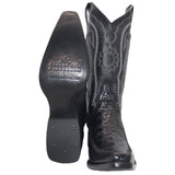 Men's Exotic Print Genuine Leather Dress Cowboy Boot