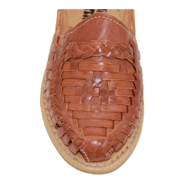 Women's Leather Traditional Huarache Sandal, Hand Woven Authentic Mexican Leather Huarache