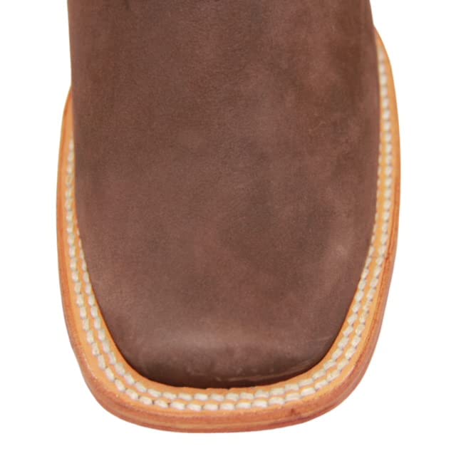 Women's Leather Short Ankle Cowboy Boots, Low Heel Western Bootie