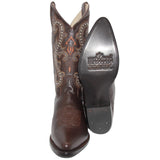 Men’s Genuine Leather Luxury J Toe Western Cowboy Boot