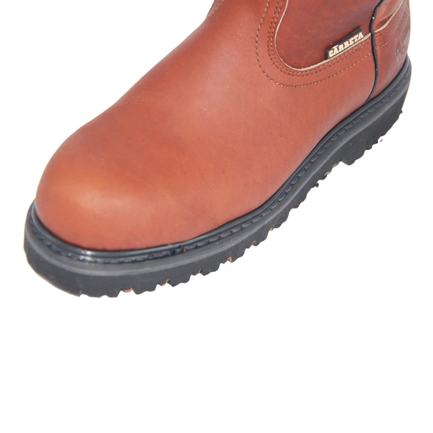 Men's 9" Pull-On Steel Toe Leather Work Boot-410