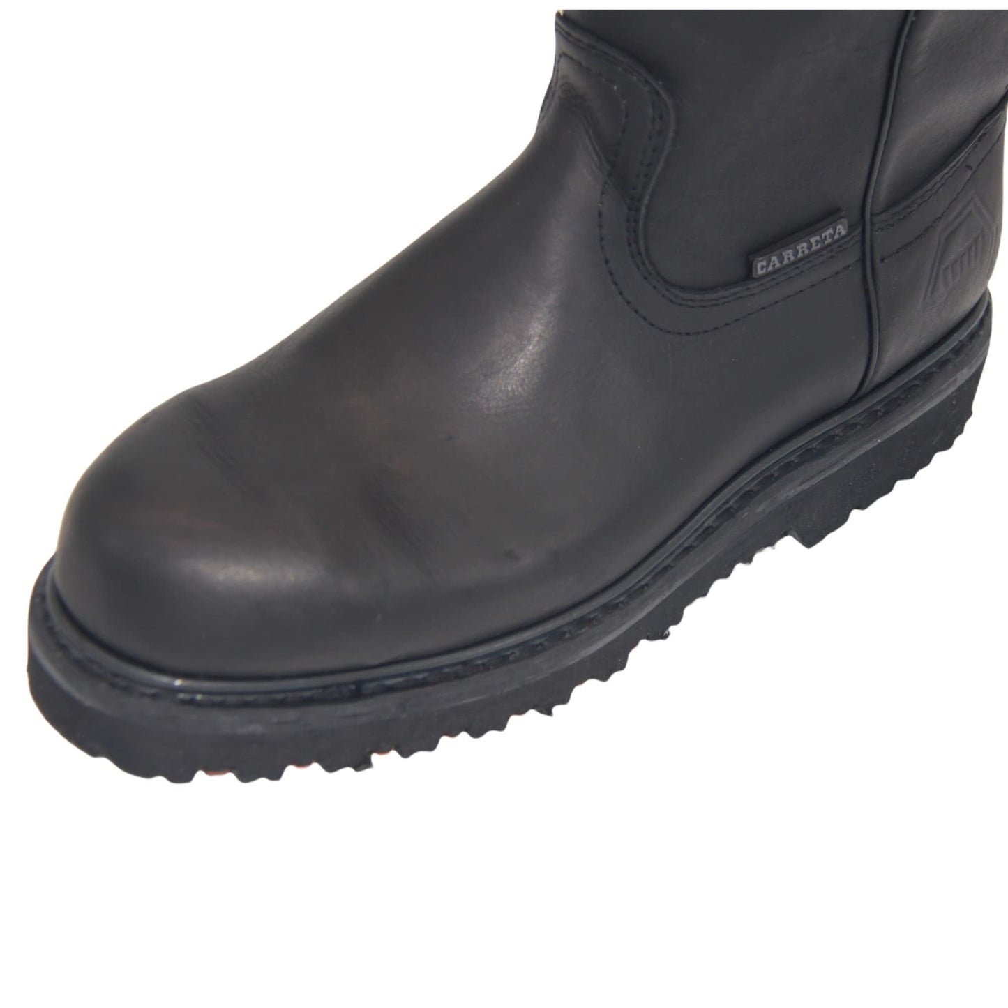 Men's 9" Pull-On Steel Toe Leather Work Boot-410