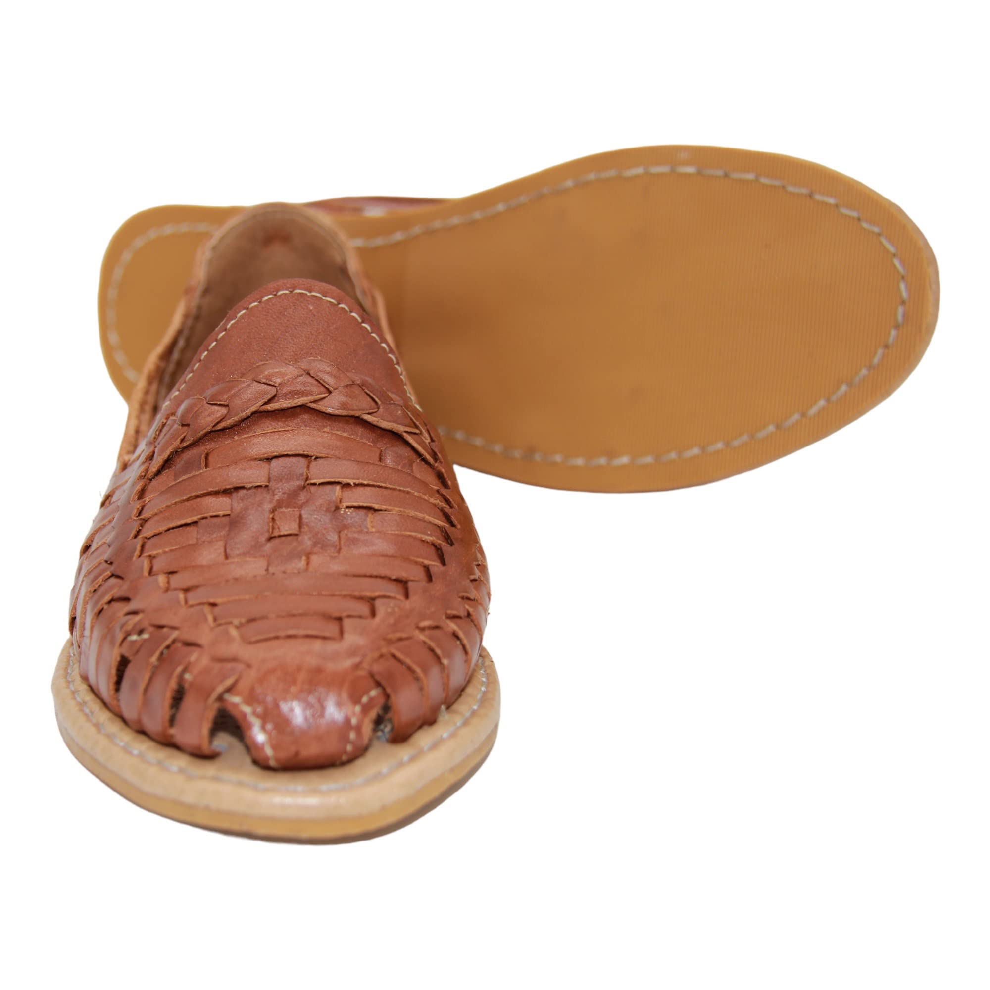Women's Leather Traditional Huarache Sandal, Hand Woven Authentic Mexican Leather Huarache