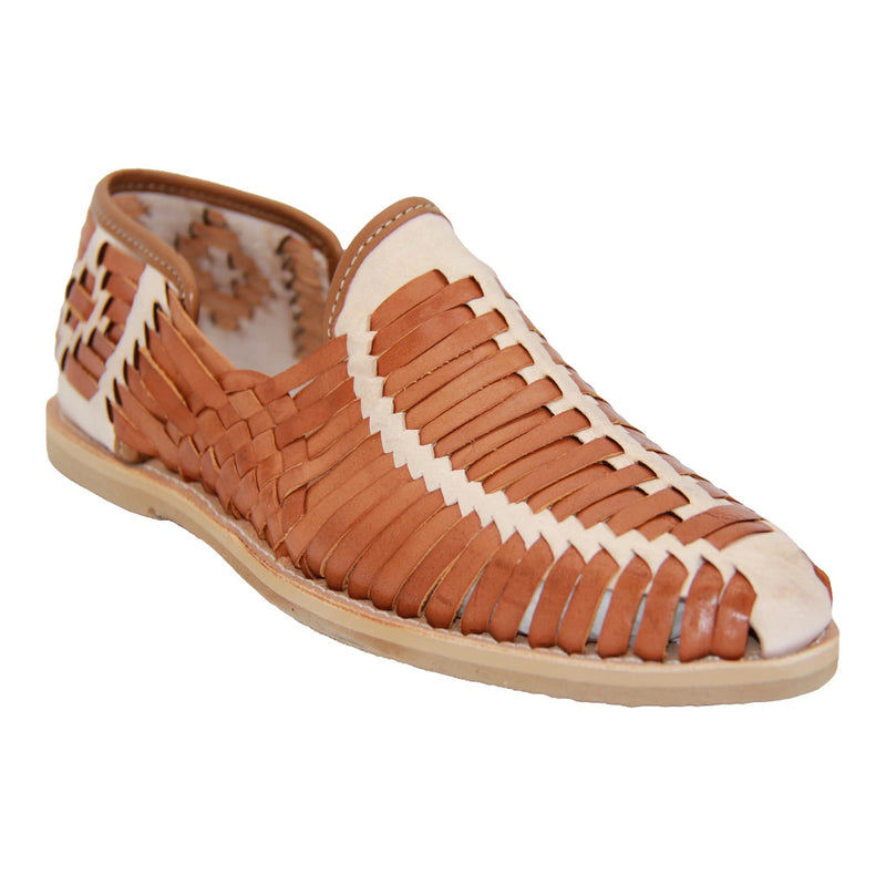 Men's Soft Leather Mexican Huarache Sandal Closed Toe