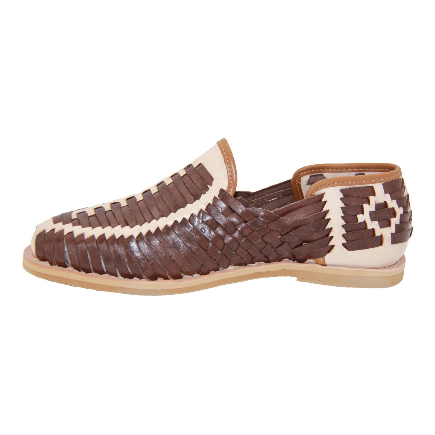 Men's Soft Leather Mexican Huarache Sandal Closed Toe