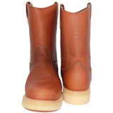 Men's 9" Pull-On Leather Soft Toe Work Boot-305