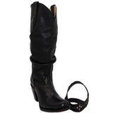 Womens Tall Genuine Leather Cowgirl Boot