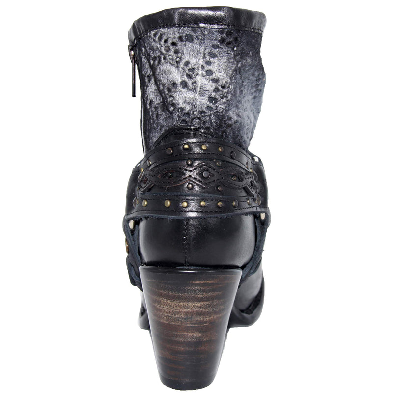 Women's Harness Short Ankle Cowgirl Boot