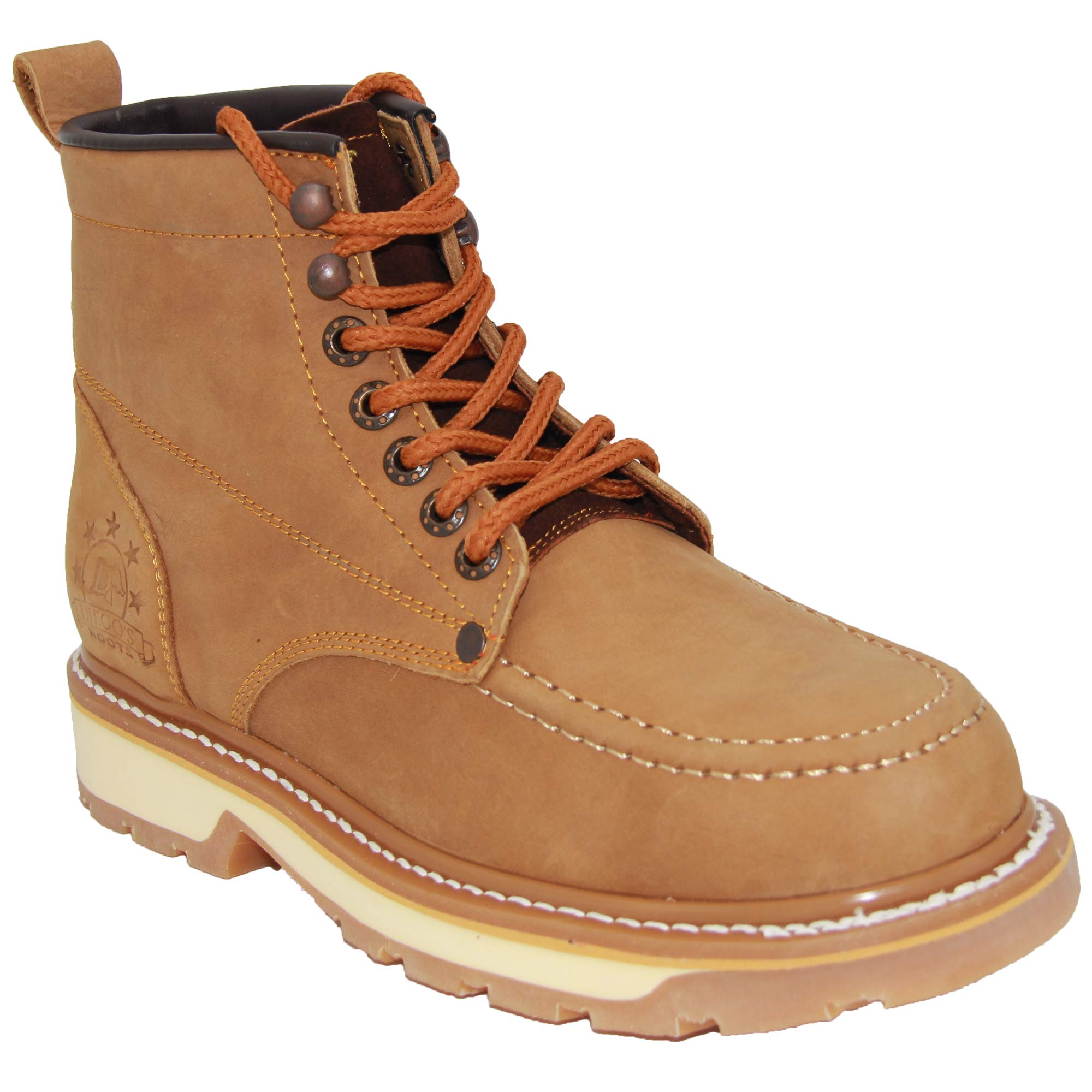 Men's Workboot, 6" Soft Toe Leather Construction Workboots For Men