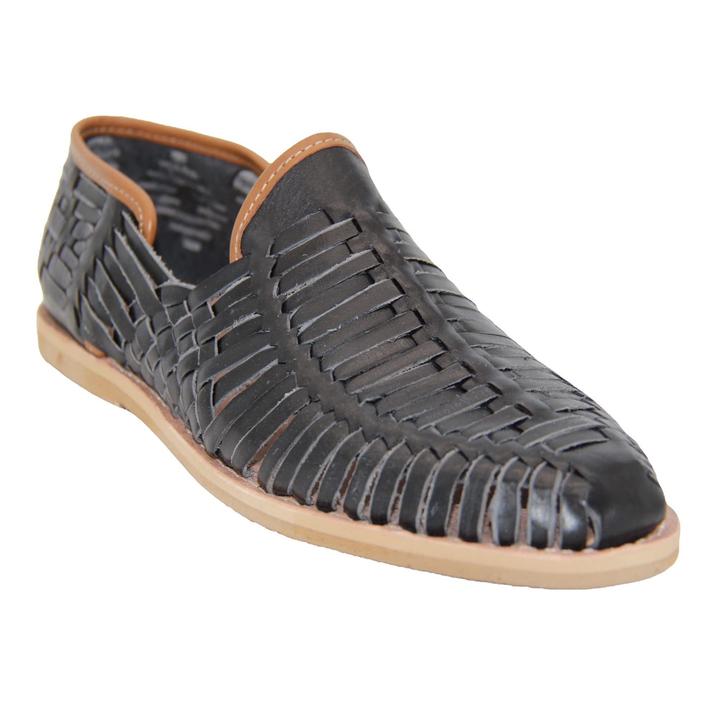 Men's Soft Leather Mexican Huarache Sandal Closed Toe