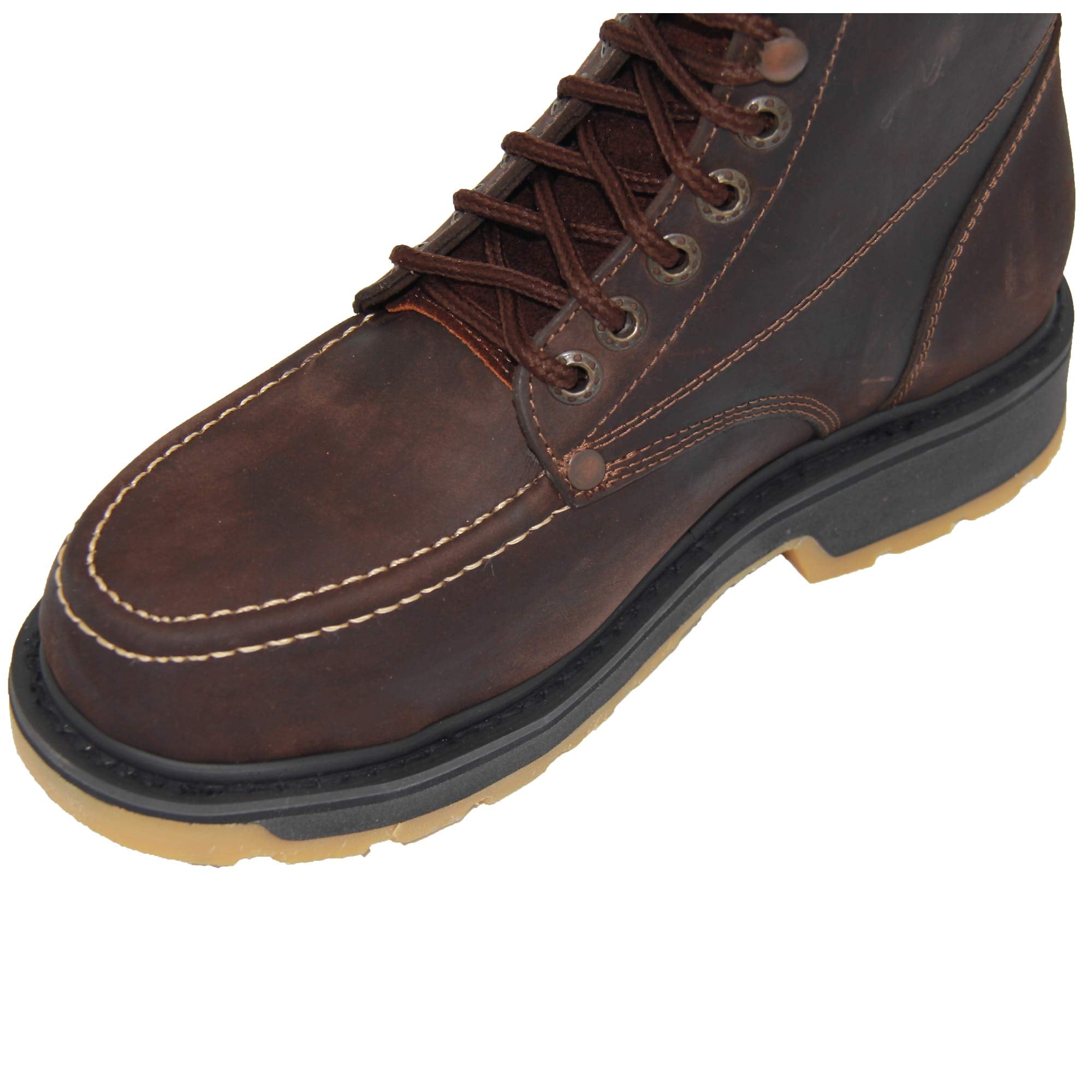 Men's Workboot, 6" Soft Toe Leather Construction Workboots For Men