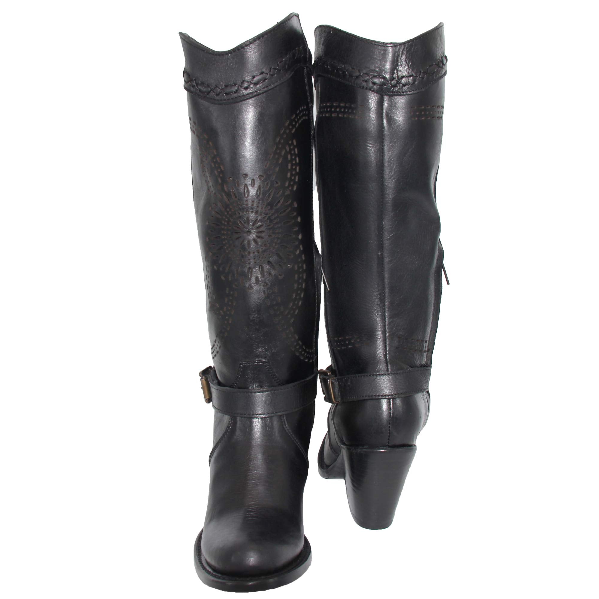 Women's Tall Cowboy Boot Round Toe