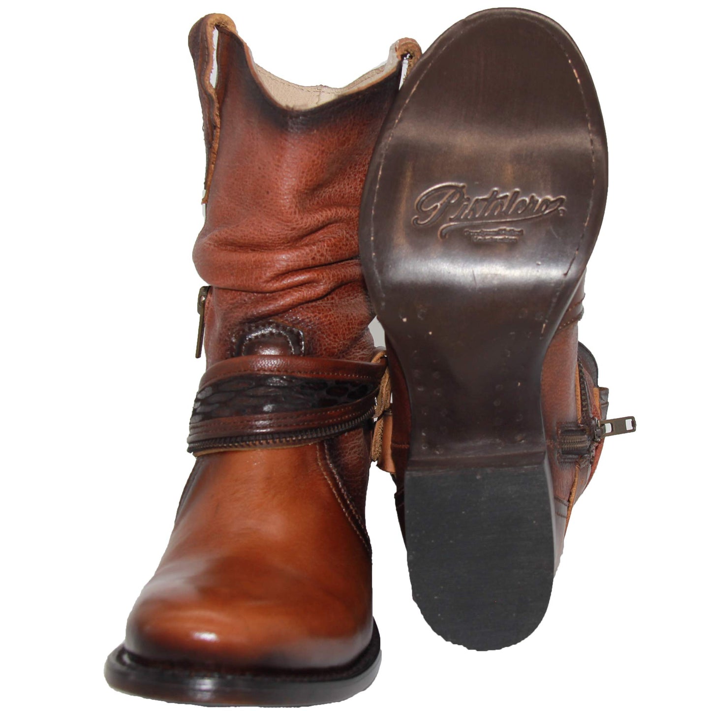 Womens Western Cowboy Cowgirl Leather Boot