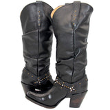 Womens Tall Genuine Leather Cowgirl Boot