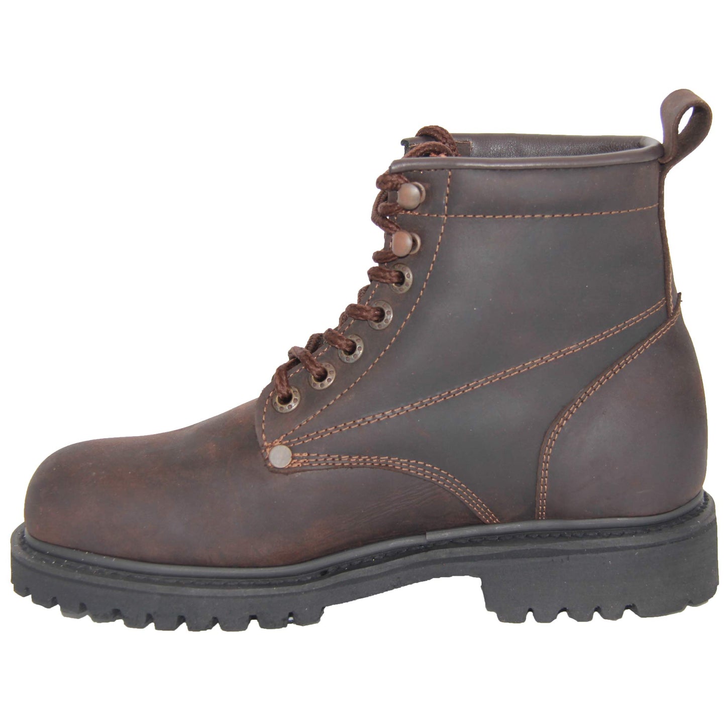 Men's Steel Toe Leather Safety Construction Work Boot