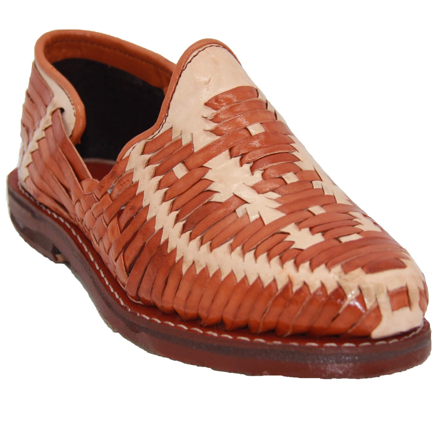 Men's Leather Authentic Mexican Huarache Sandal Closed Toe