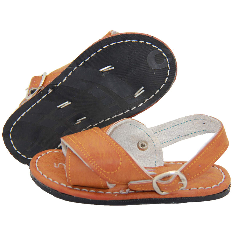 Kids Traditional Mexican Leather Huarache Sandal