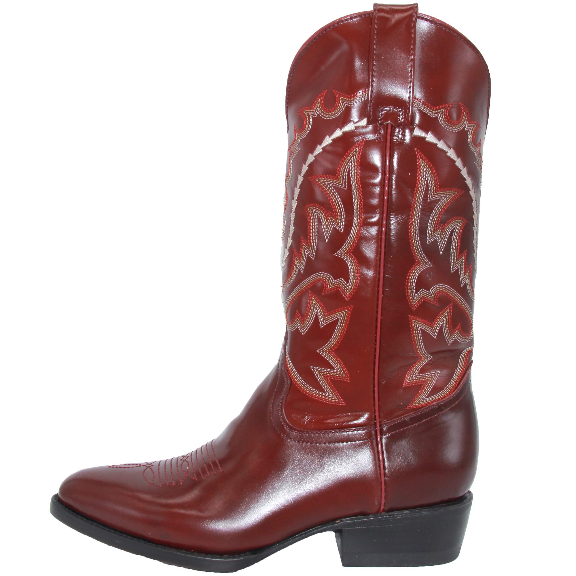 Men's Genuine Leather Chameleon Design Western Cowboy Boot