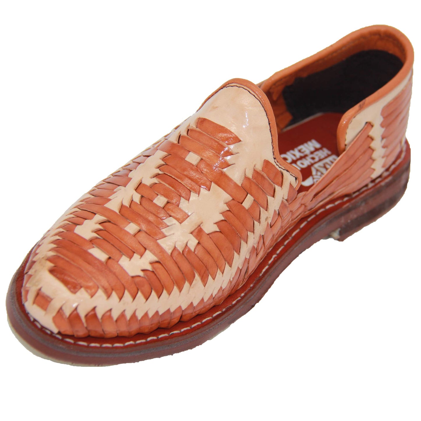 Men's Leather Authentic Mexican Huarache Sandal Closed Toe