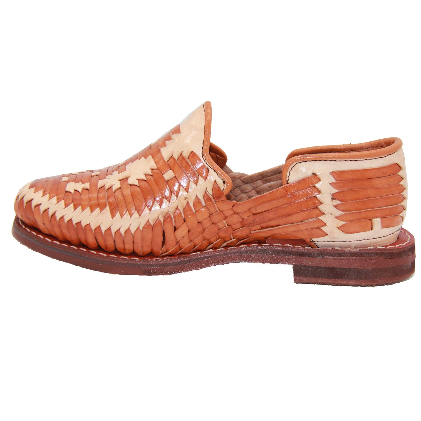 Men's Leather Authentic Mexican Huarache Sandal Closed Toe