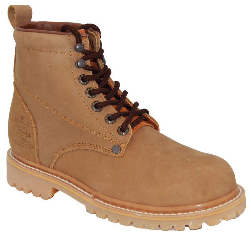 Men's Steel Toe Leather Safety Construction Work Boot