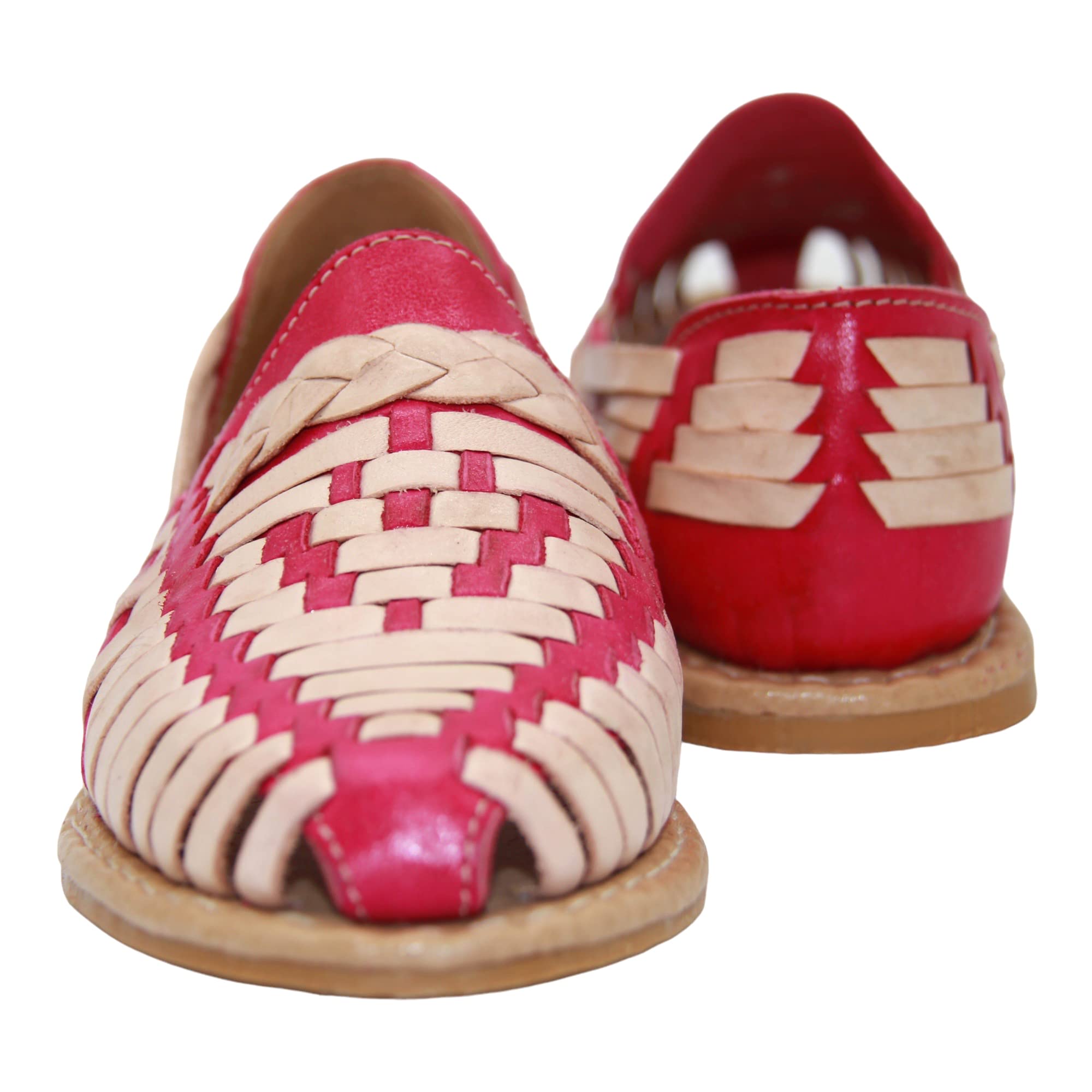 Women's Leather Traditional Huarache Sandal, Hand Woven Authentic Mexican Leather Huarache