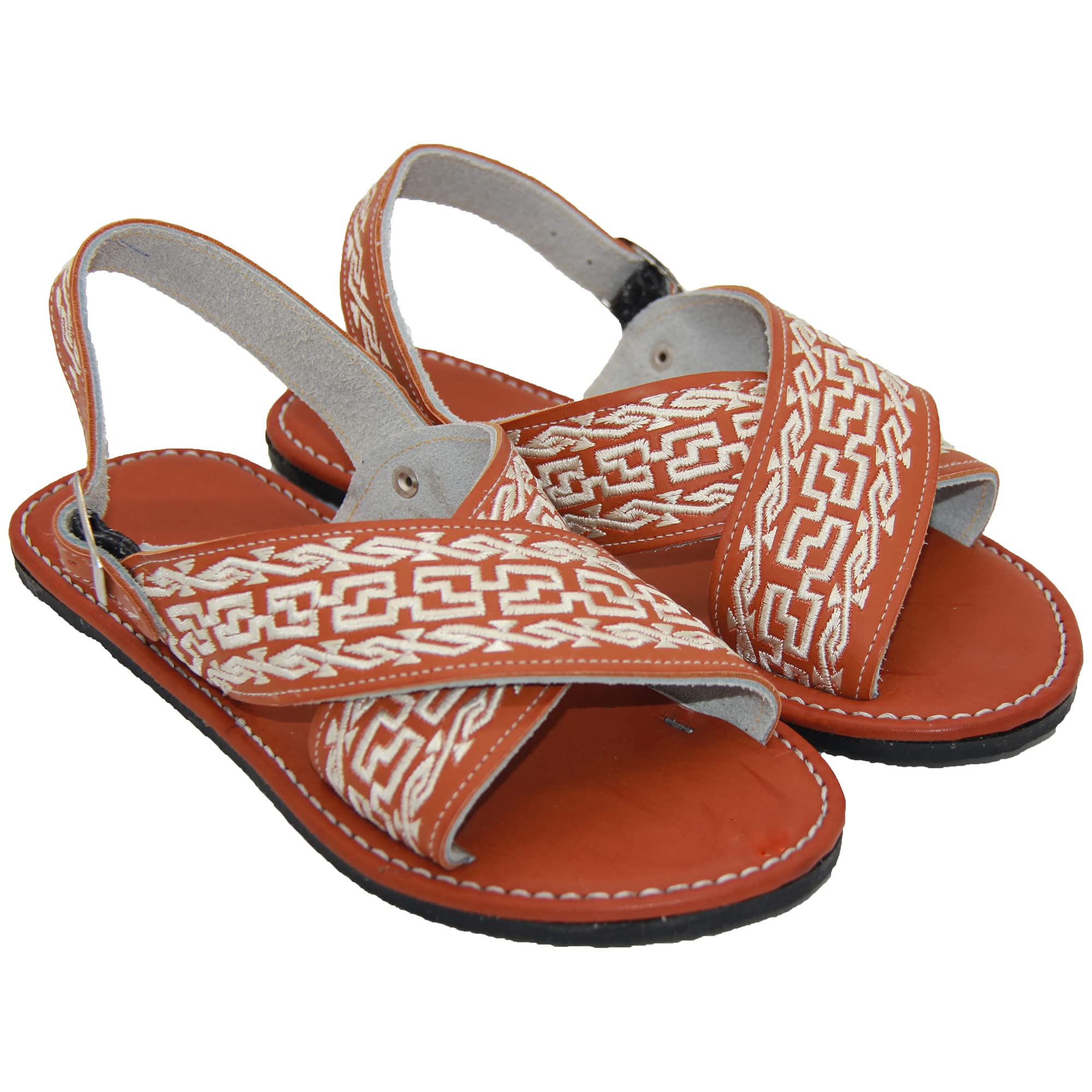 Men’s Leather Mexican Huarache Sandal Bordado Huarache
