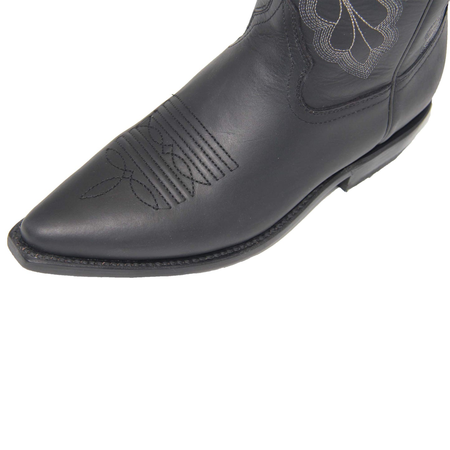 Mens Nubuck Genuine Leather Cowboy Boots