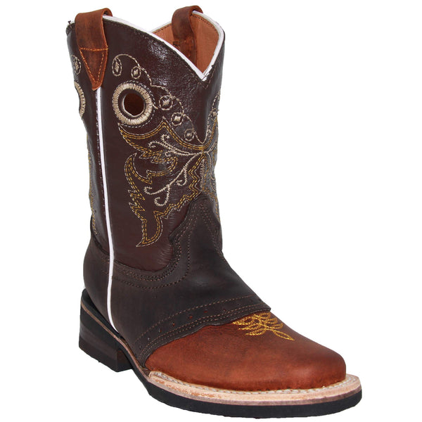 Kids Western Square Toe Cowboy Boot (Toddler/Little Kid)