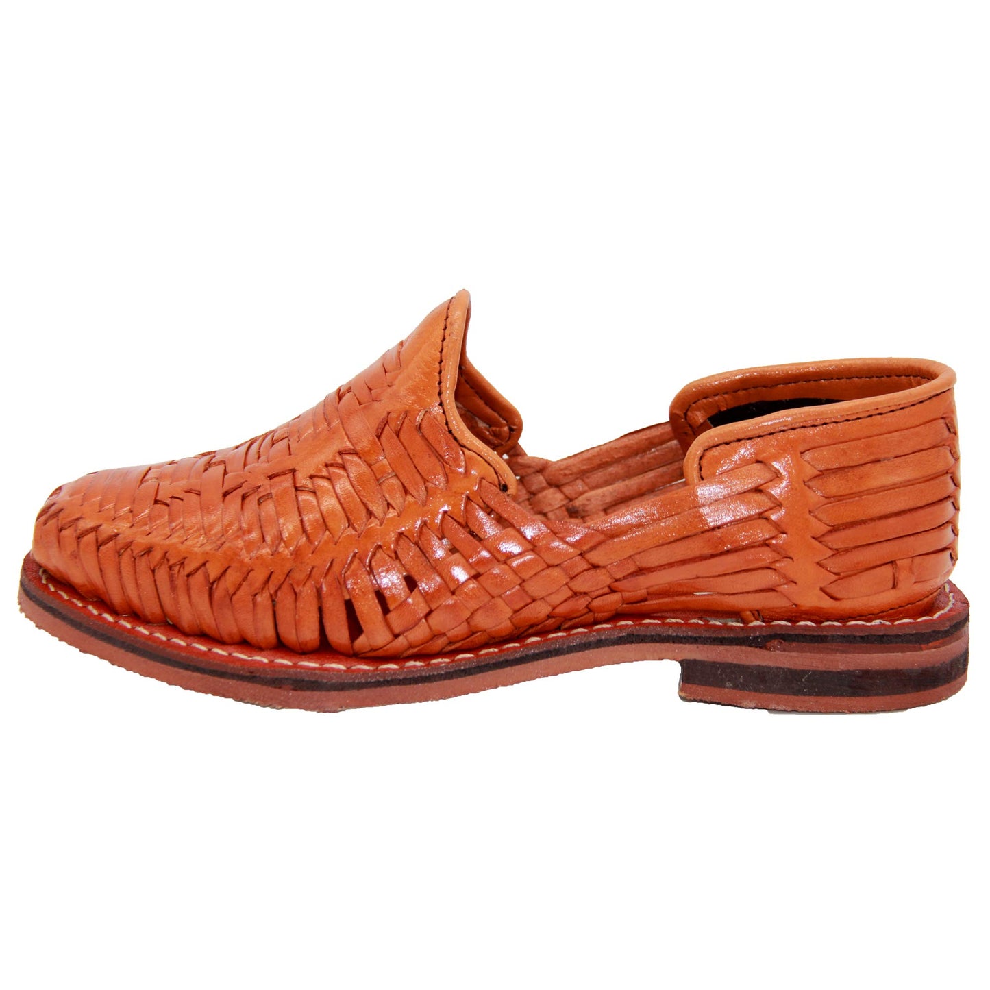 Men's Leather Authentic Mexican Huarache Sandal Closed Toe