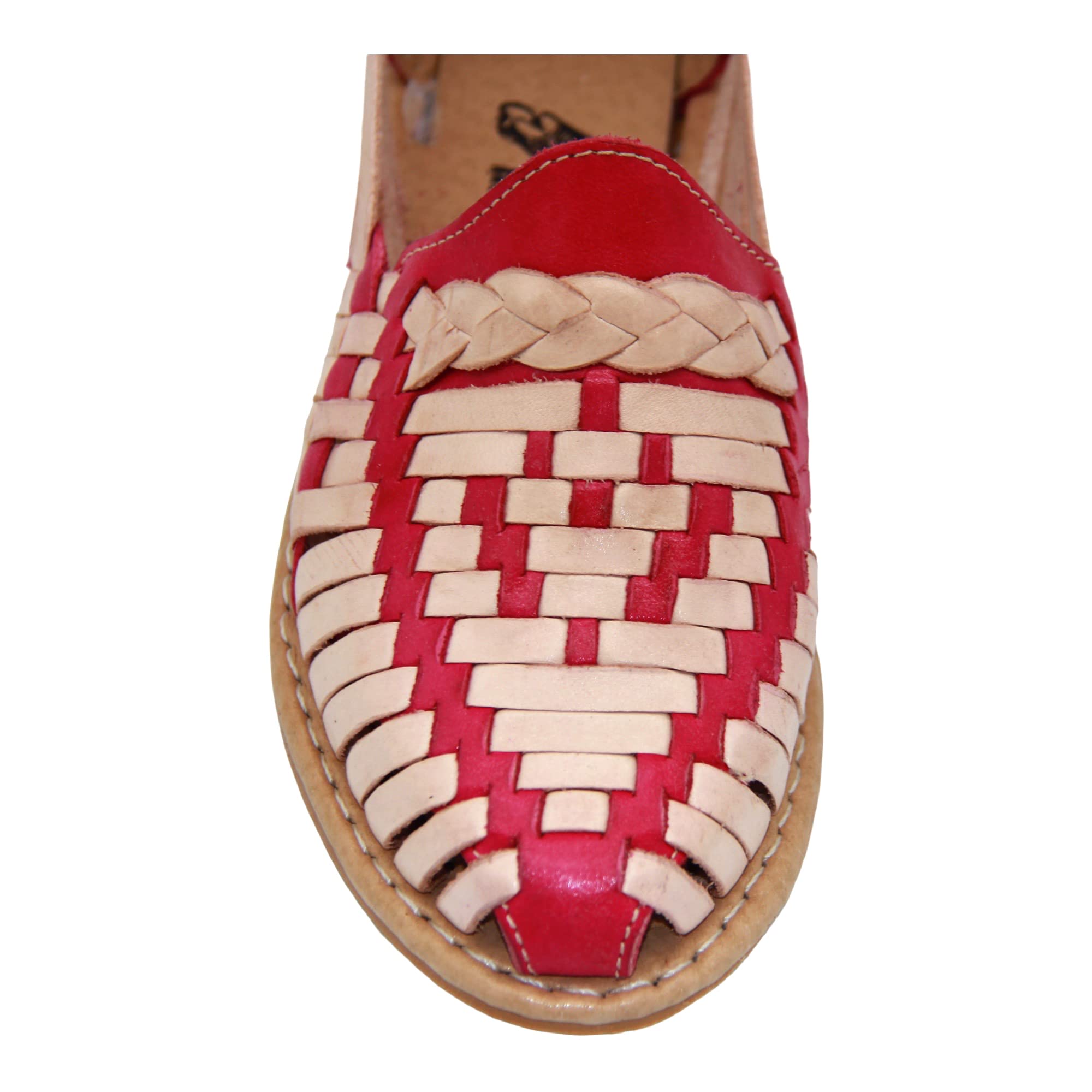 Women's Leather Traditional Huarache Sandal, Hand Woven Authentic Mexican Leather Huarache