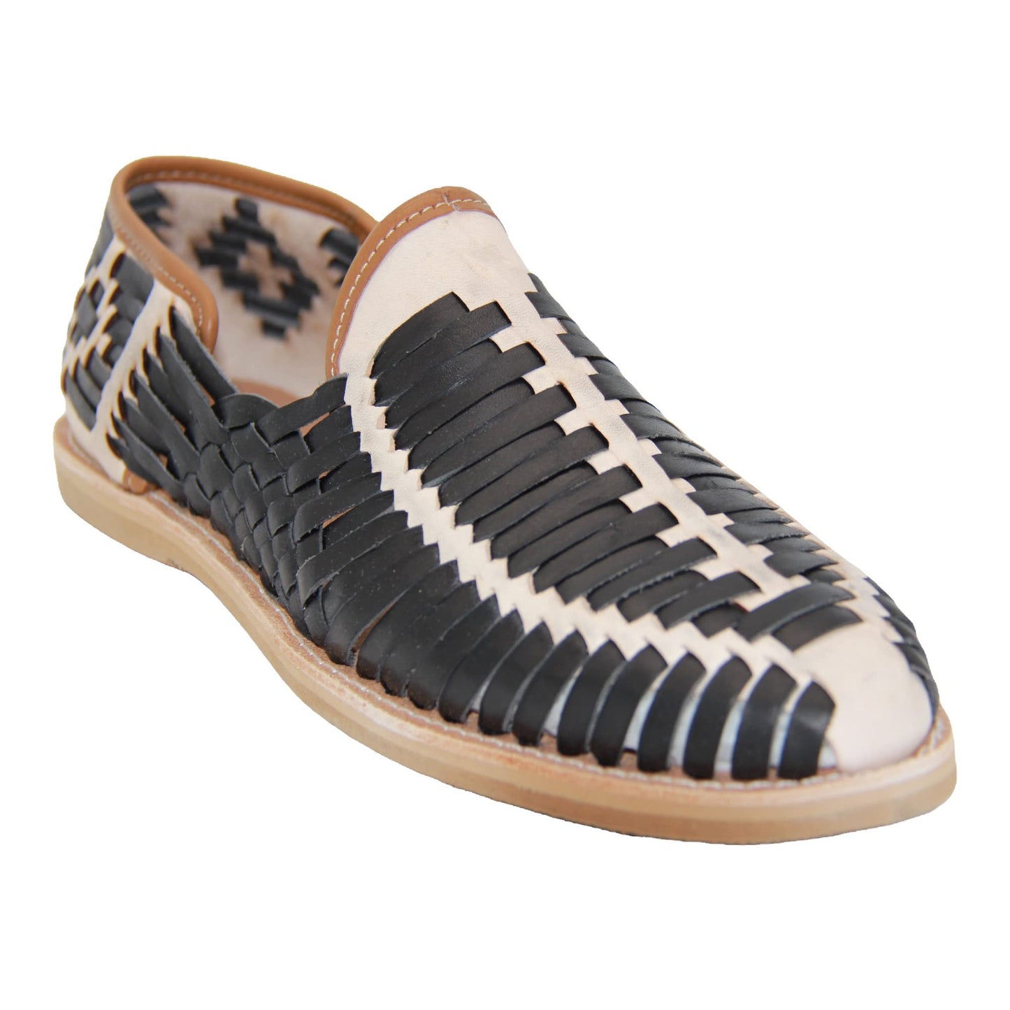 Men's Soft Leather Mexican Huarache Sandal Closed Toe