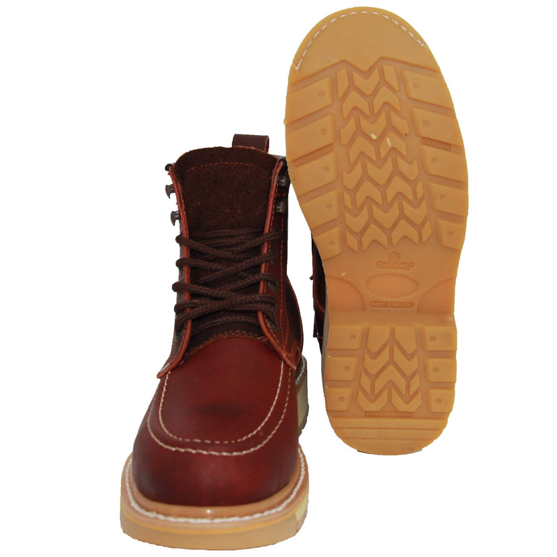 Mens Soft Toe Leather Work Boot