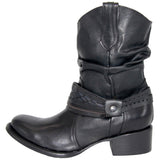 Womens Western Cowboy Cowgirl Leather Boot
