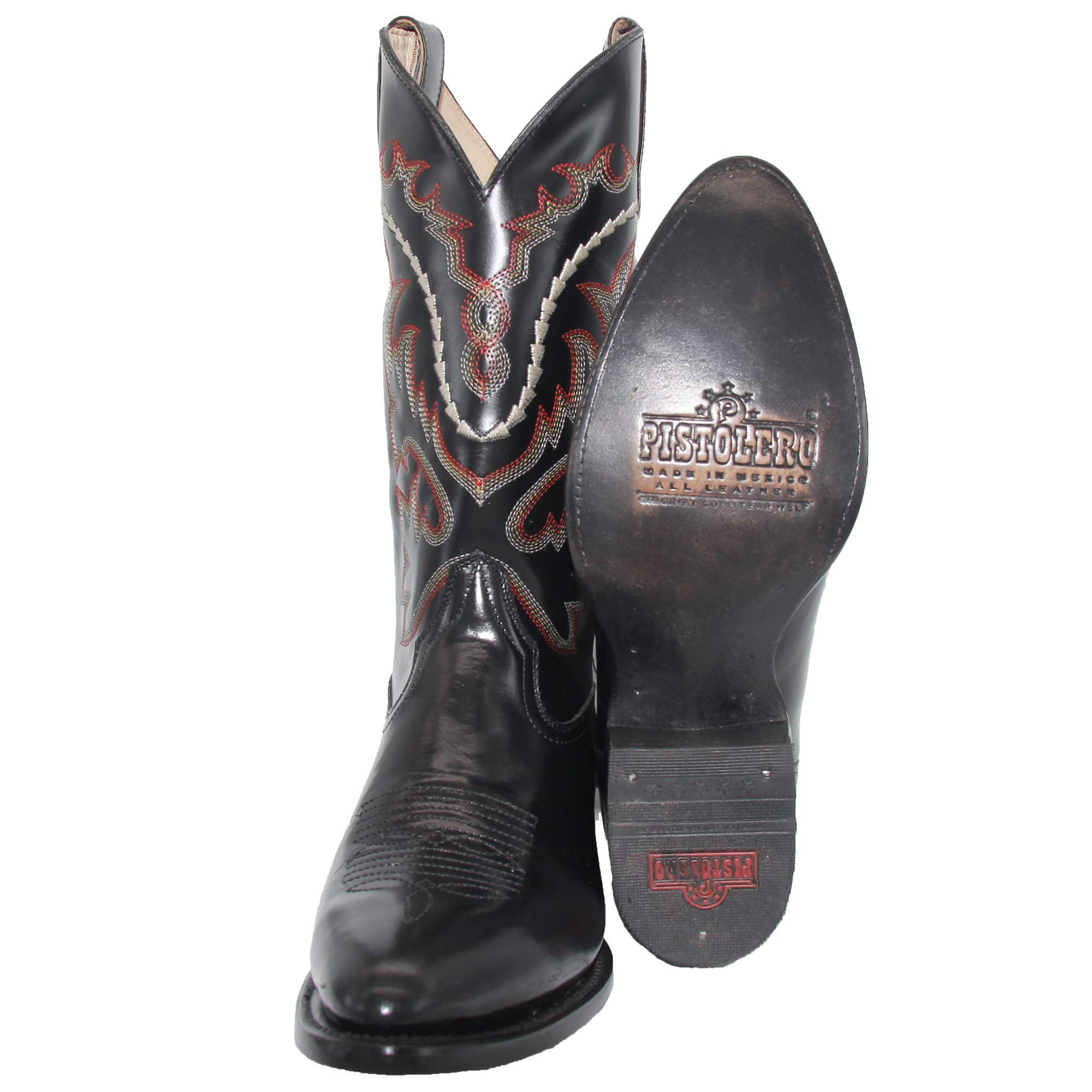 Men's Genuine Leather Chameleon Design Western Cowboy Boot