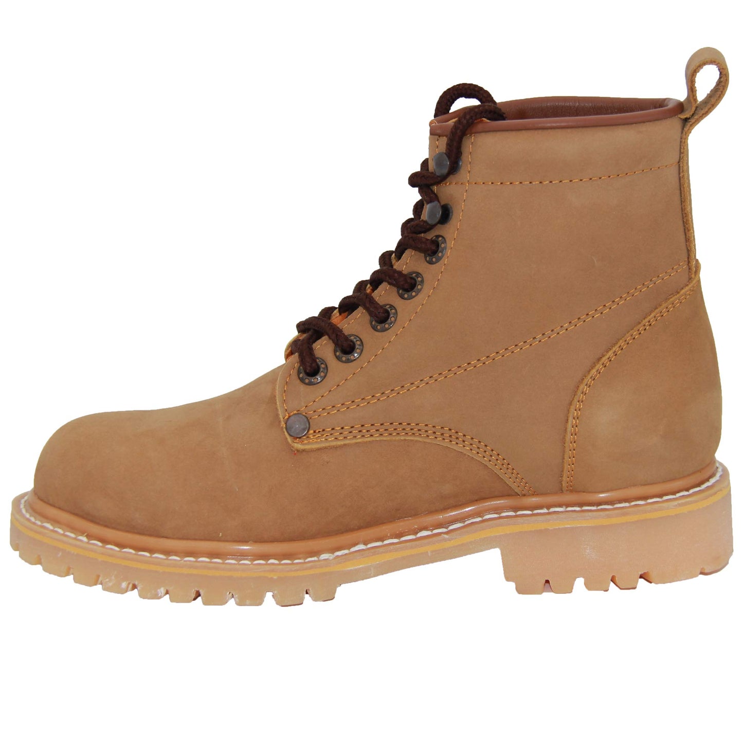 Men's Steel Toe Leather Safety Construction Work Boot