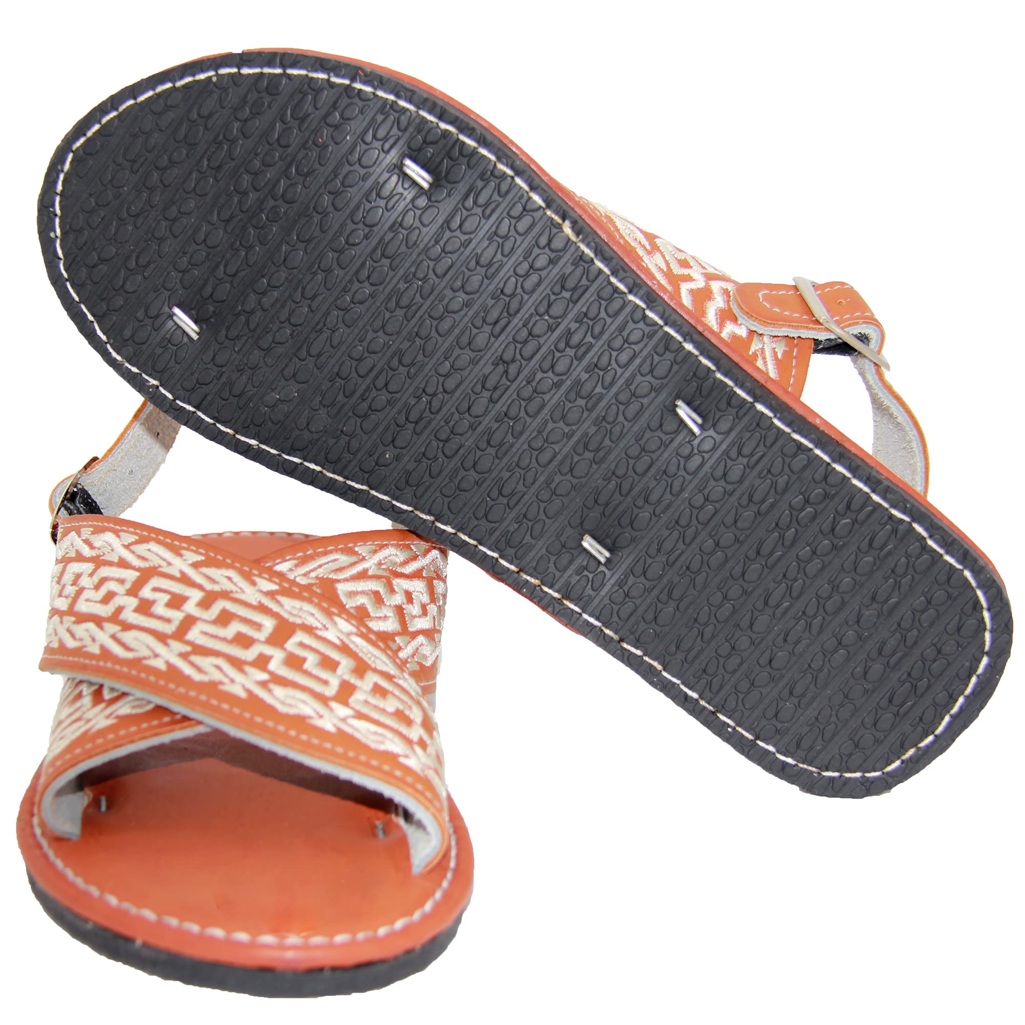 Men’s Leather Mexican Huarache Sandal Bordado Huarache