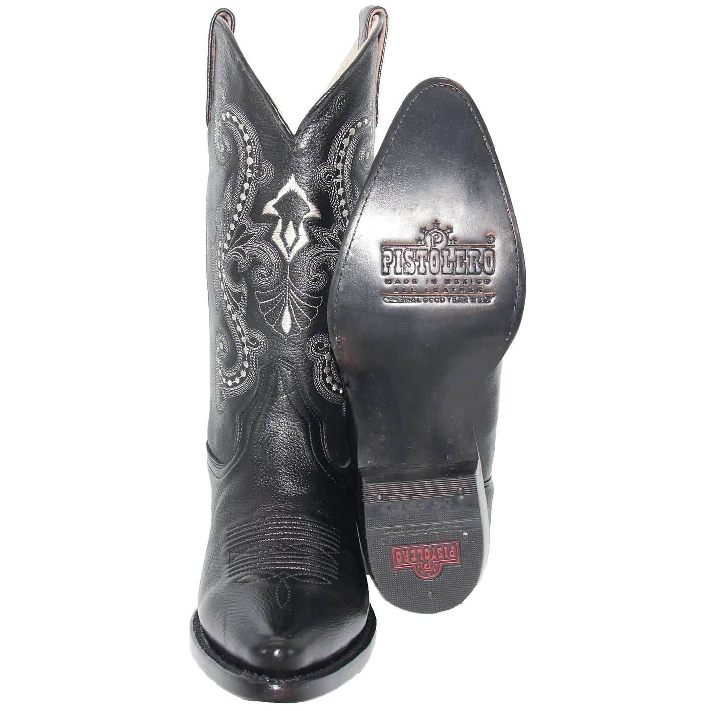 Men’s Genuine Leather Luxury J Toe Western Cowboy Boot