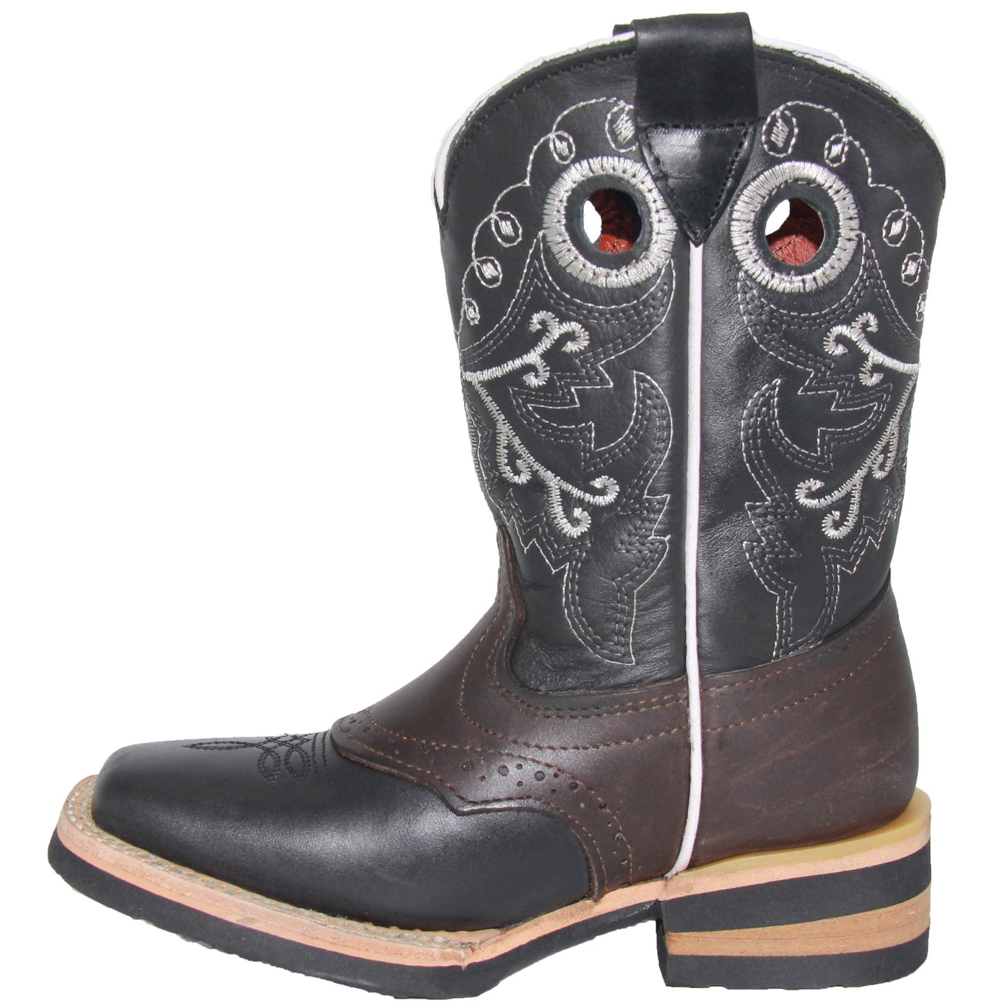 Kids Western Square Toe Cowboy Boot (Toddler/Little Kid)