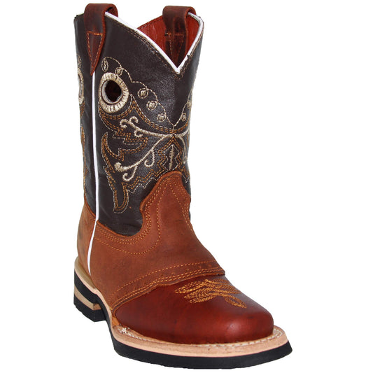 Kids Western Square Toe Cowboy Boot (Toddler/Little Kid)