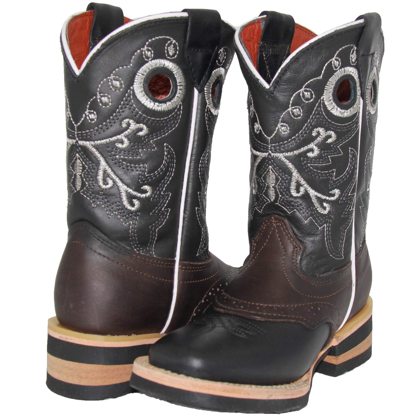 Kids Western Square Toe Cowboy Boot (Toddler/Little Kid)