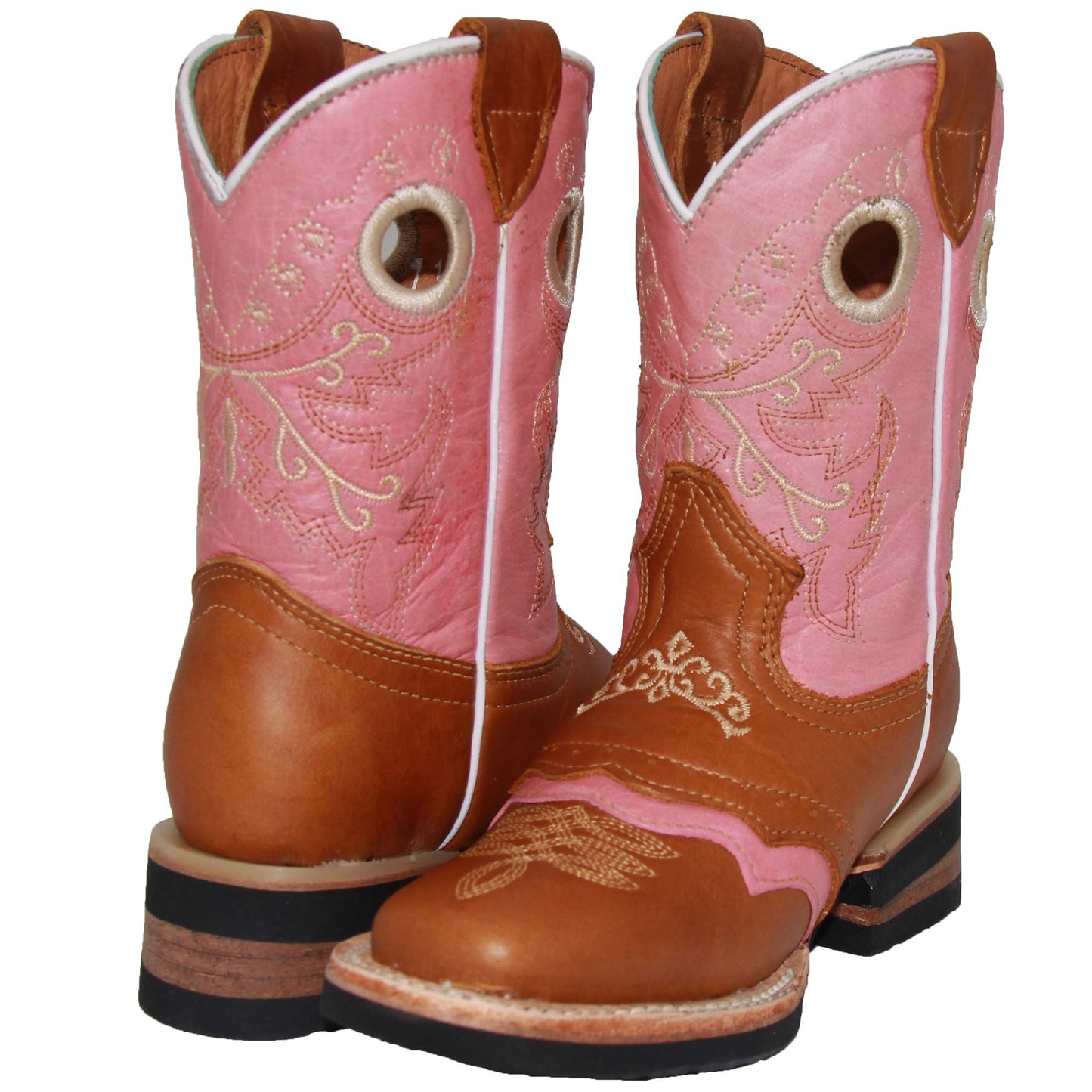 Kids Western Square Toe Cowboy Boot (Toddler/Little Kid)