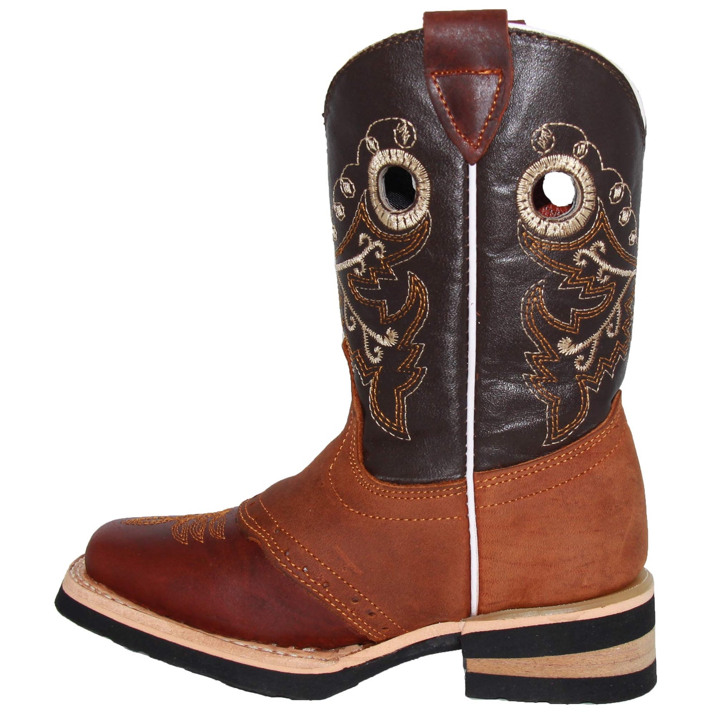 Kids Western Square Toe Cowboy Boot (Toddler/Little Kid)