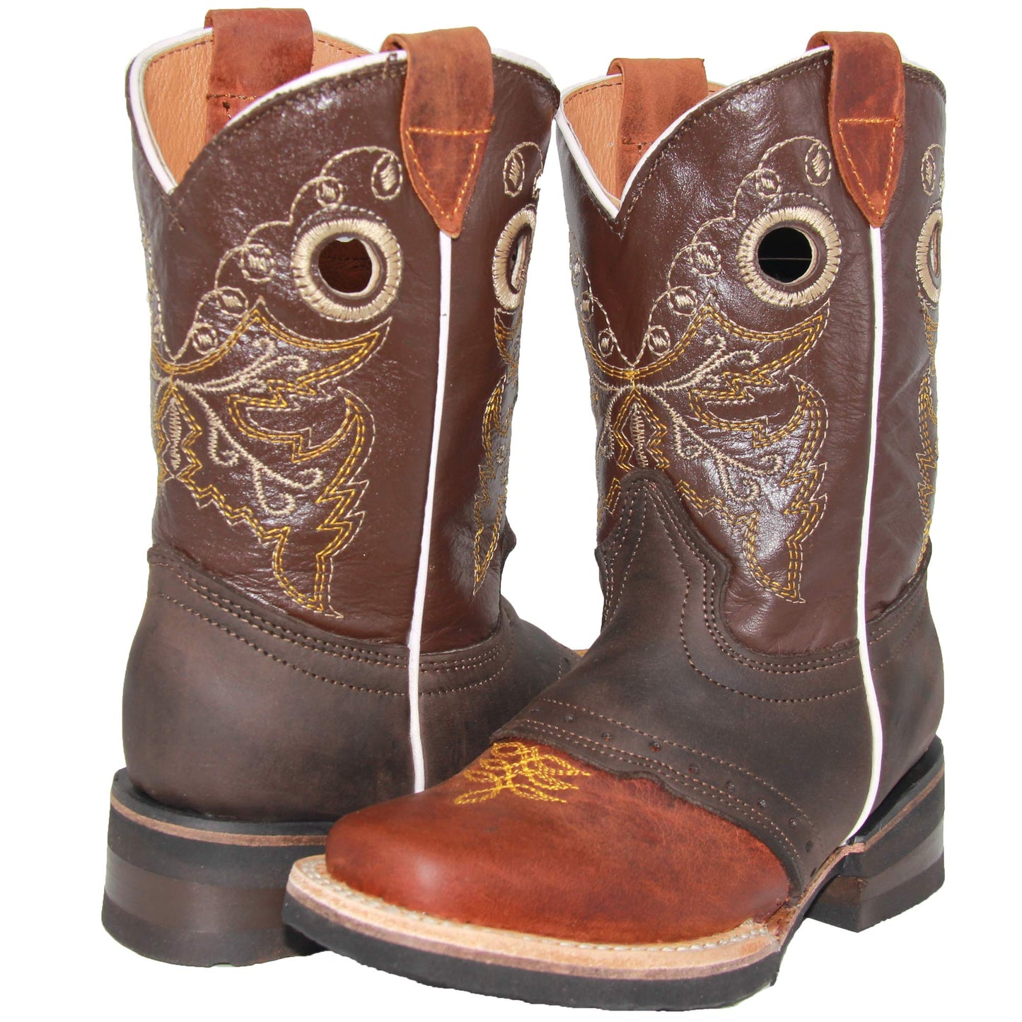 Kids Western Square Toe Cowboy Boot (Toddler/Little Kid)