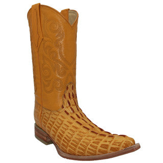 Men's Chihuahua Snip Toe Crocodile Print Cowboy Boot